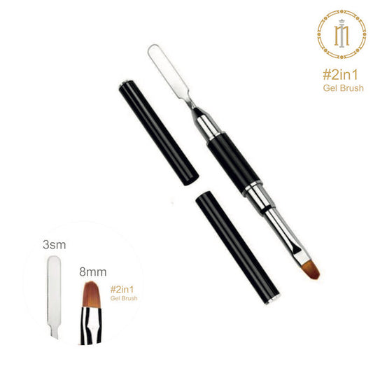 Четка #2in1 Gel Brish (flat)