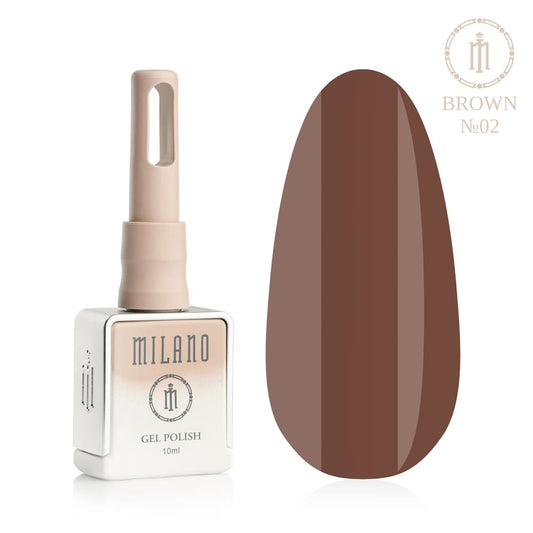 Гел лак BROWN 10мл №02
