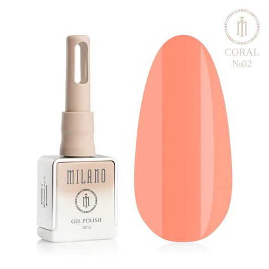 Гел лак CORAL PREMIUM 10мл №02