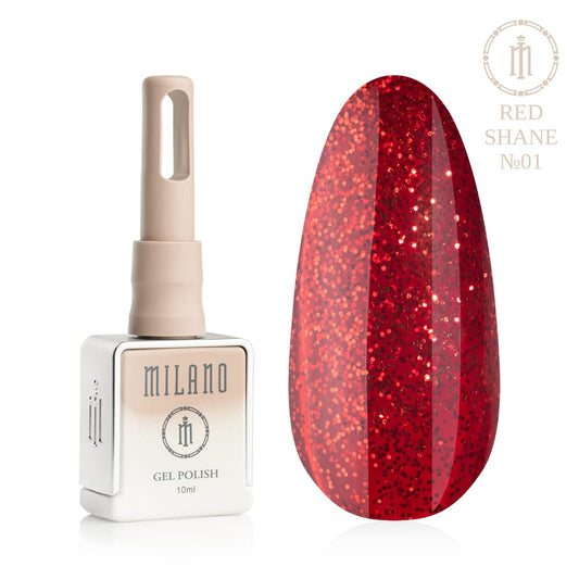 Гел лак RED SHINE 10мл №01