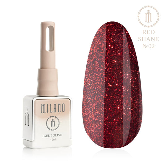 Гел лак RED SHINE 10мл №02