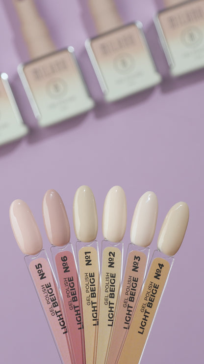 Гел лак Light Beige 01